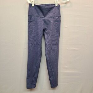 Aerie Leggings Blue Chill Play Move High Rise Womens Small